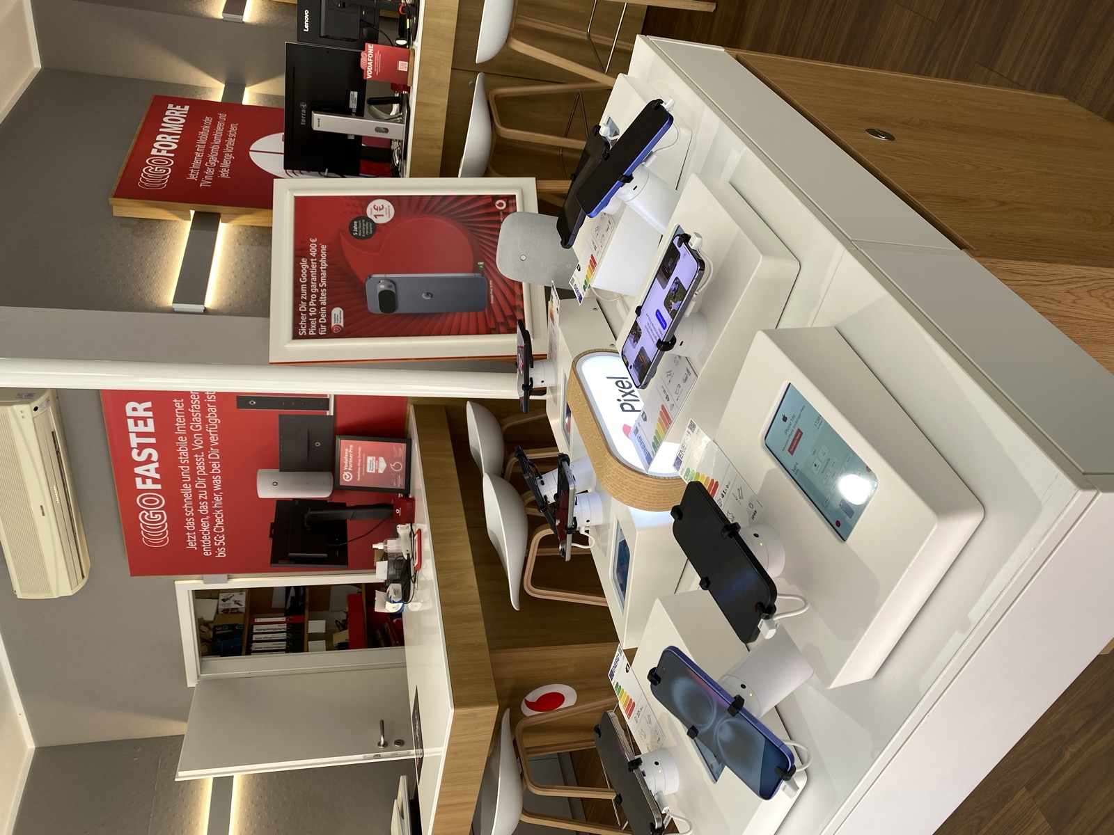 Verkaufsraum im Vodafone Shop Oschatz